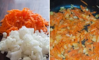 лук и морковь для борща